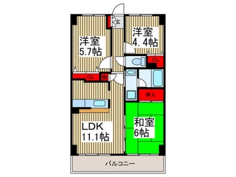間取図 パ－クス新座
