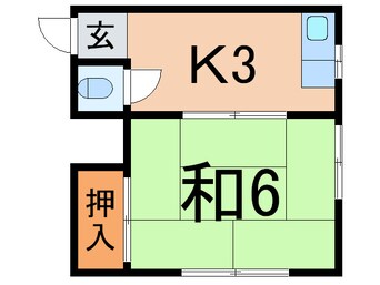 間取図 第二松延荘