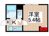 アーバングレイス五反野Ⅰ 1Kの間取り