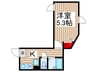 アーバングレイス五反野Ⅰ 1Kの間取り