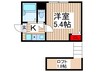 アーバングレイス五反野Ⅰ 1Kの間取り