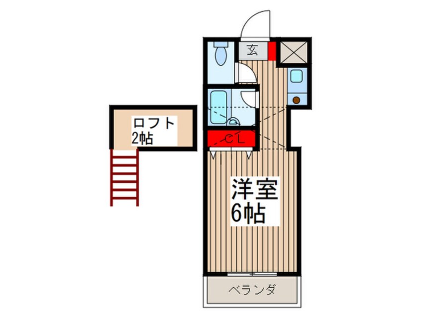 間取図 シティパレス狭山