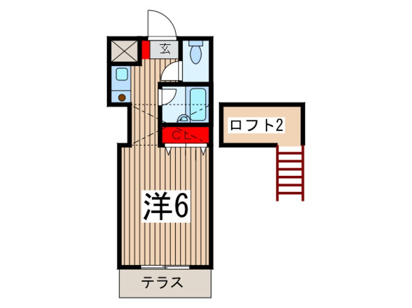 間取図 シティパレス狭山