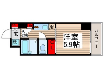 間取図 門前仲町レジデンス壱番館