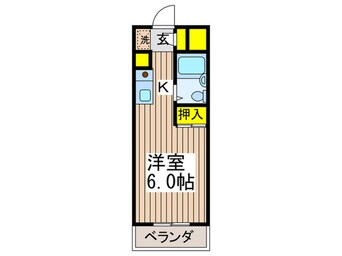 間取図 コーポリカ　３