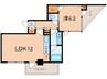 ドゥーエ日本橋 1LDKの間取り
