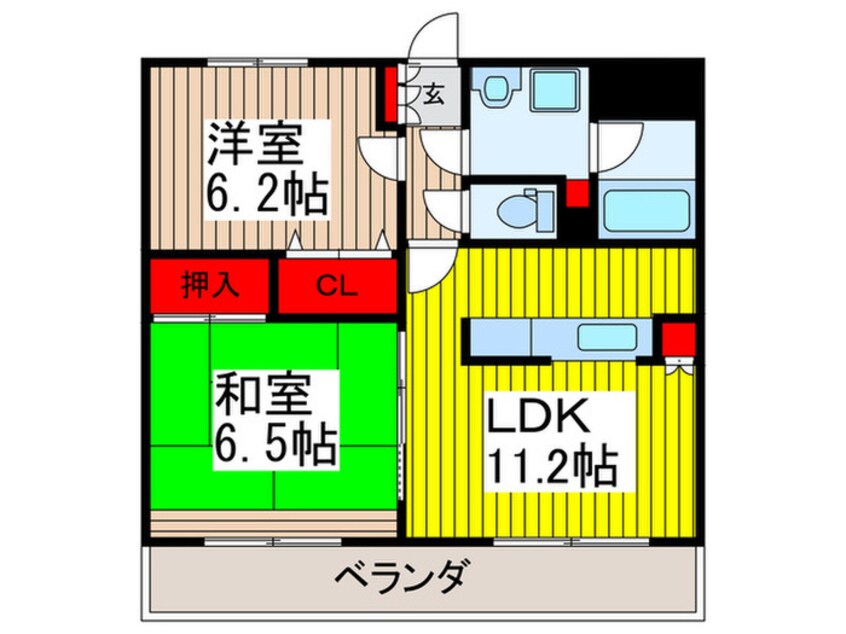 間取図 メゾンデュモンテ