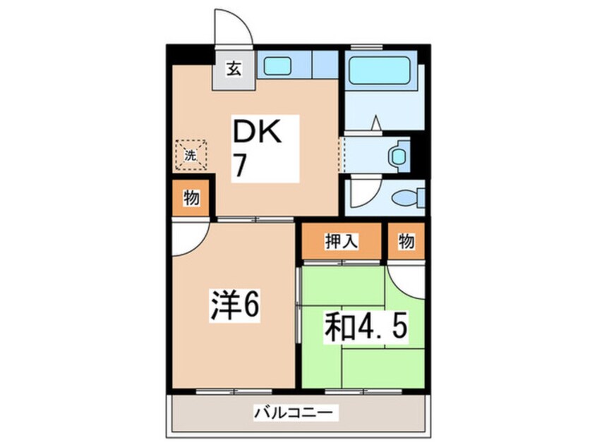 間取図 マンションヤジマC