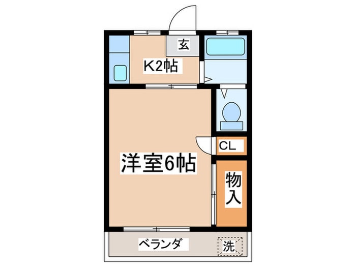 間取り図 コ－ポ榎戸　２