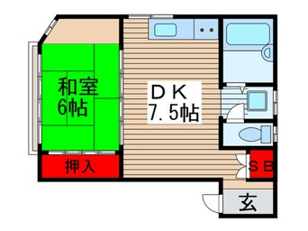 間取図 サンハイツ