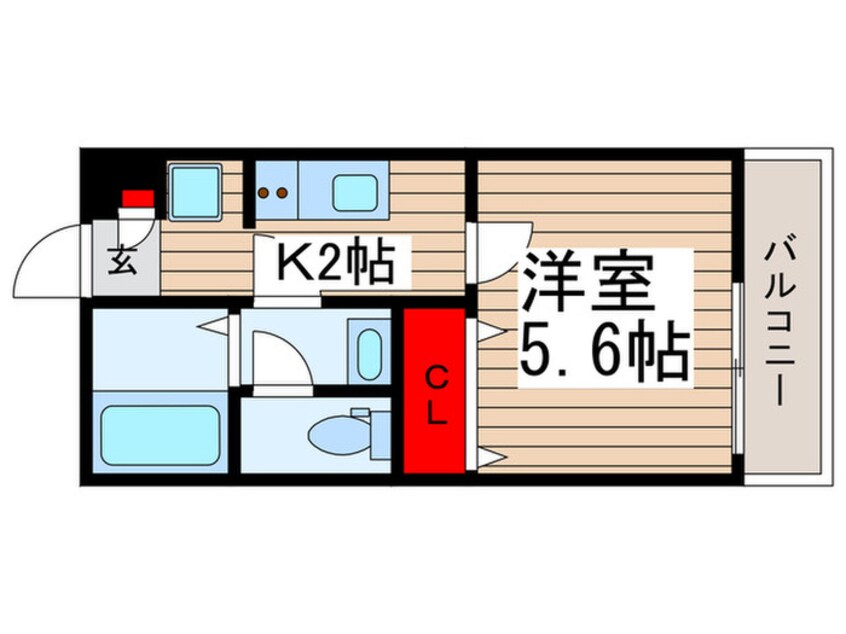 間取図 リブリ・検見川町