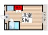 シャンテ津田沼Ｂ棟 1Rの間取り