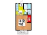 パストラル２１ 1Kの間取り