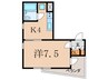 ＰＲＡＤＯ　ＳＥＴＡ 1Kの間取り