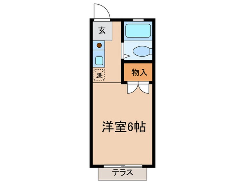 間取図 クレストハイツ