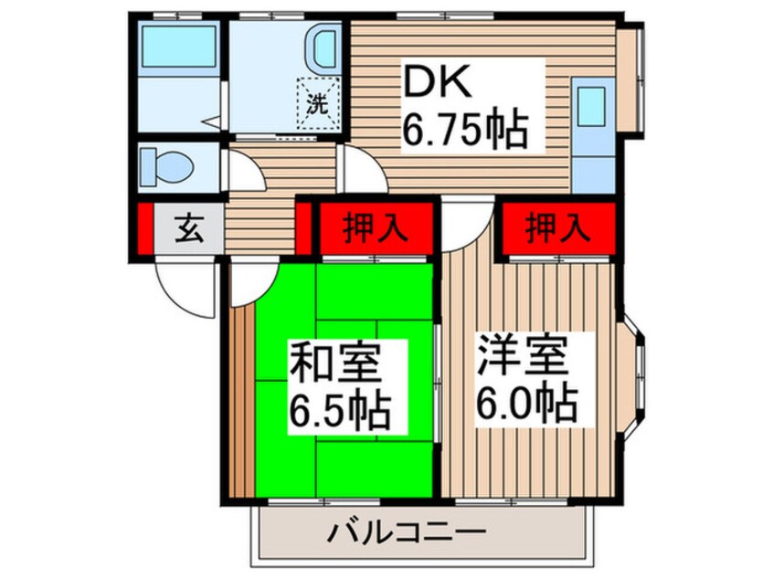 間取図 デュエットⅡ