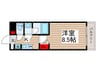 クレヴィスタ柴又 1Kの間取り