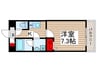 クレヴィスタ柴又 1Kの間取り