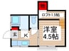 コ－ポ双葉 1Kの間取り