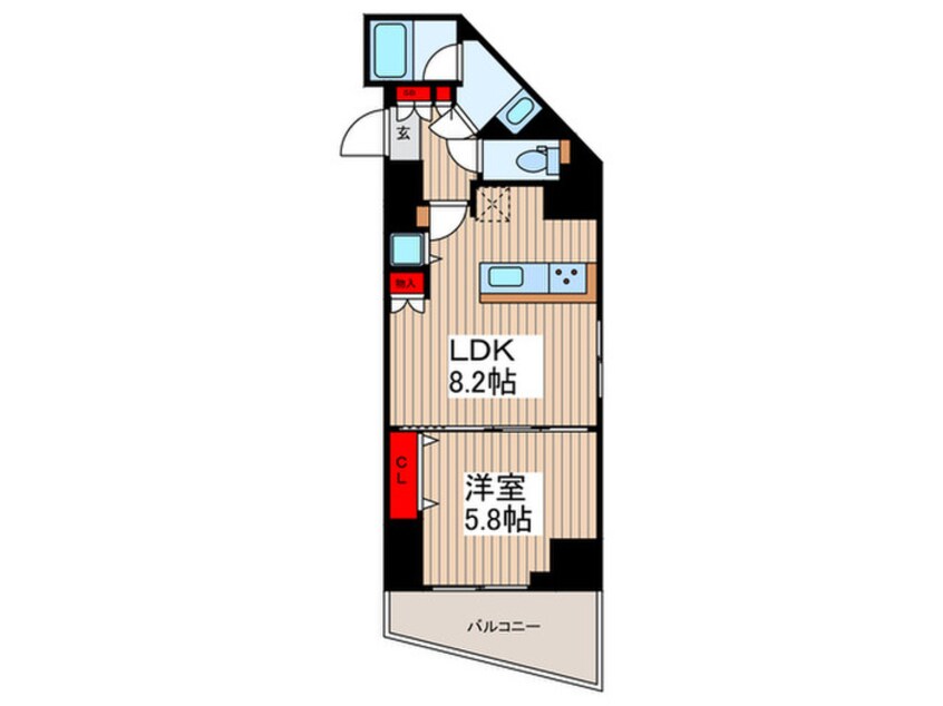 間取図 RELUXIA東向島Ⅱ