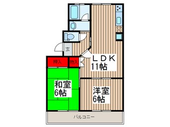 間取図 ベルノ－ブル