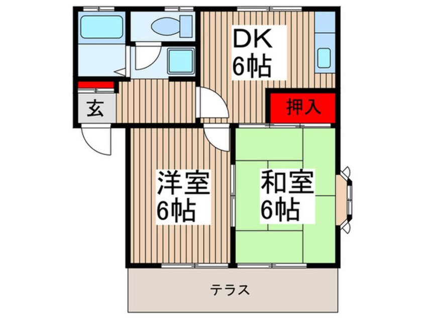 間取図 オークハイムⅡ