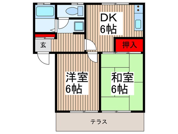 間取り図 オークハイムⅡ