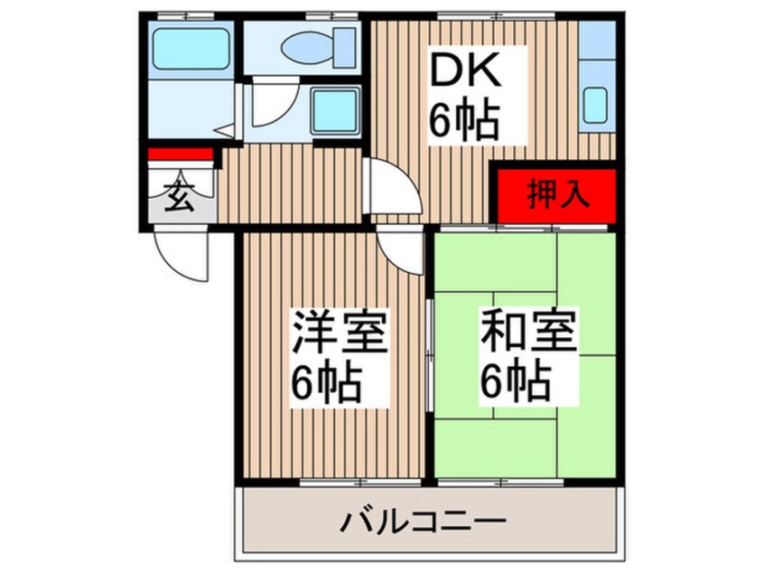 間取図 オークハイムⅡ