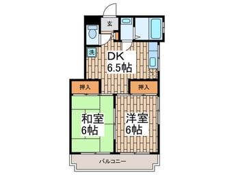 間取図 サンプラザ大森