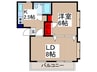 ノザーク所沢 1LDKの間取り