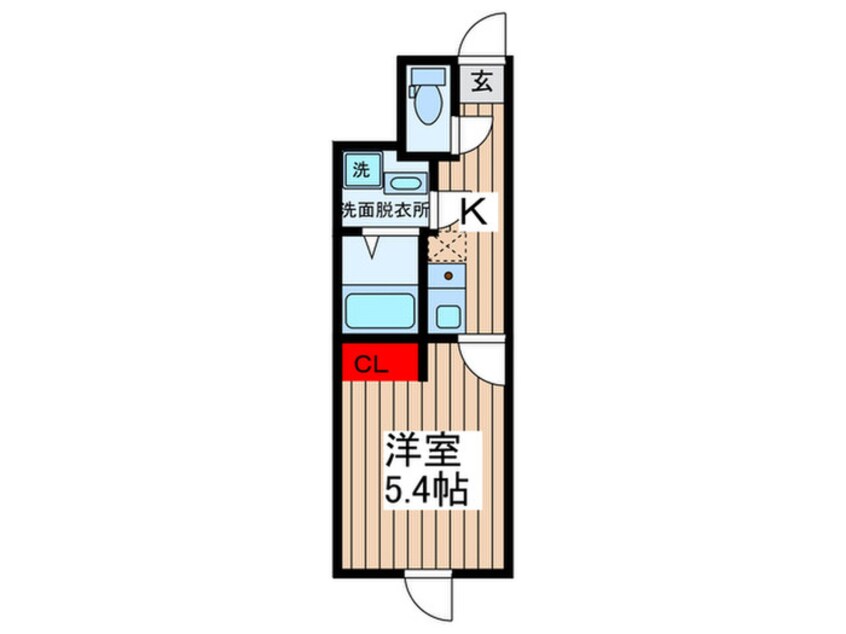 間取図 クレサージュ亀戸