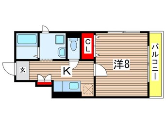 間取図 サンドエル穴川