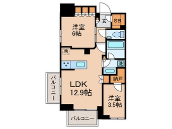 間取図 ﾌﾞﾘﾘｱｻﾞﾚｼﾞﾃﾞﾝｽﾄｳｷｮｳﾔｴｽｱﾍﾞﾆｭｰ