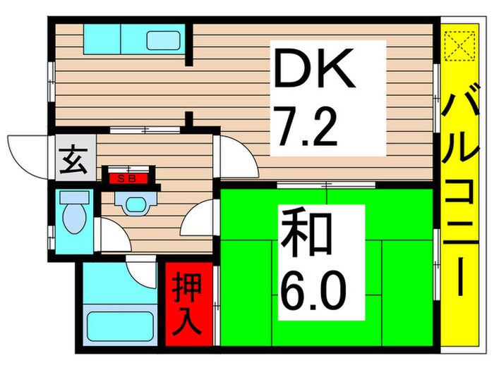 間取り図 アイフラットⅡ