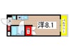 ジャスティス 1Rの間取り