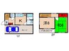 南大泉２丁目貸家 2Kの間取り