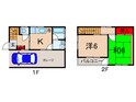 南大泉２丁目貸家の間取図