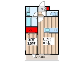 間取図 リーブルファイン川口辻Ⅰ