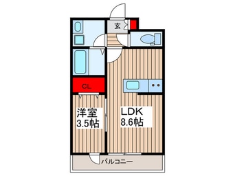 間取図 リーブルファイン川口辻Ⅰ