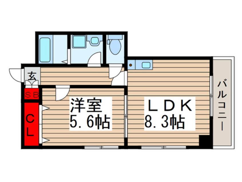 間取図 フォレスト千住