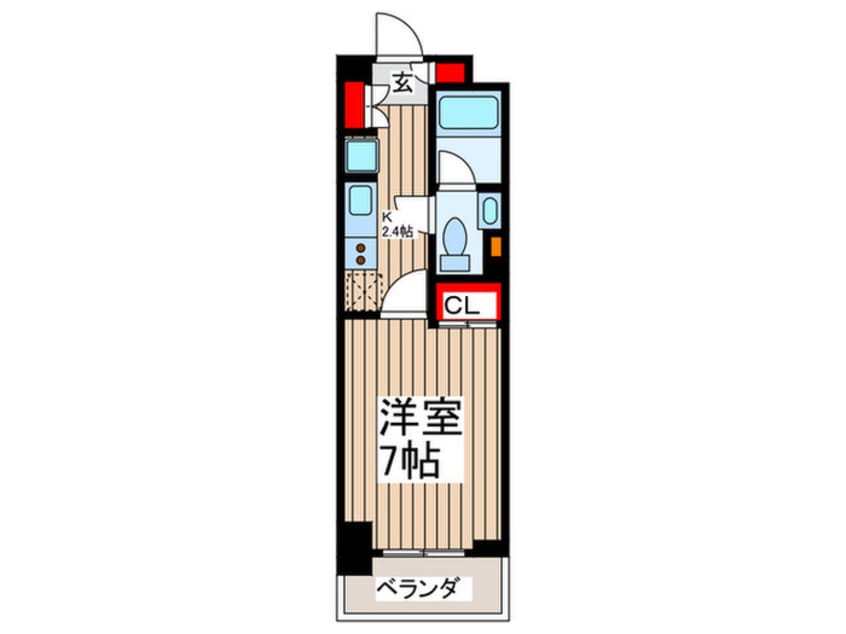 間取図 パ－クアクシス錦糸町・親水公園