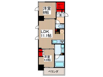 間取図 パ－クアクシス錦糸町・親水公園