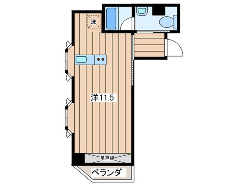 間取図 角守ハイツ