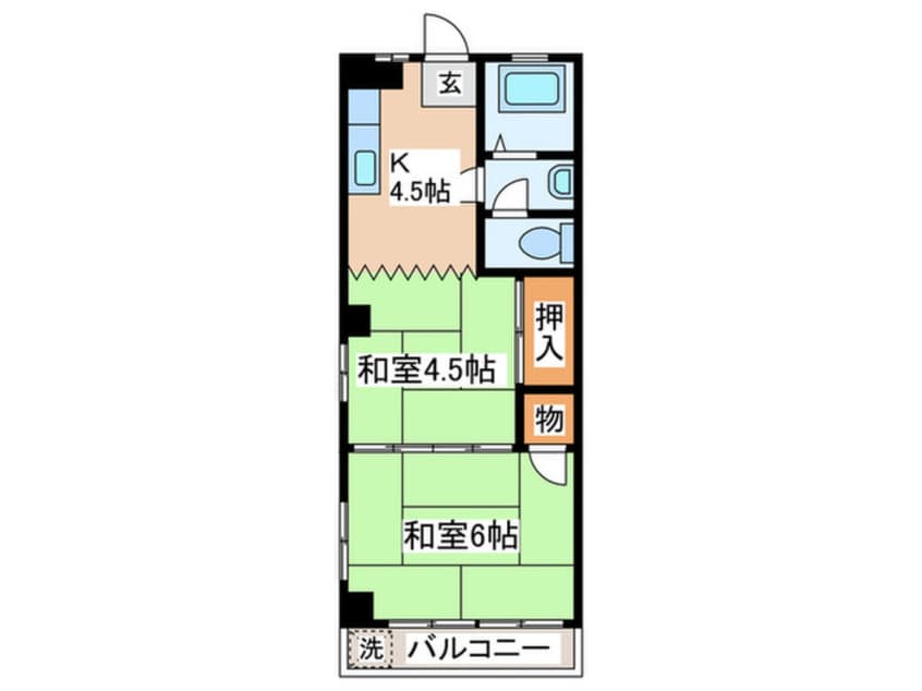 間取図 格子屋マンション