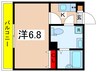 リリィモダン百合ヶ丘 1Kの間取り
