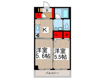 間取図 ザ　ウエスト　スクエア