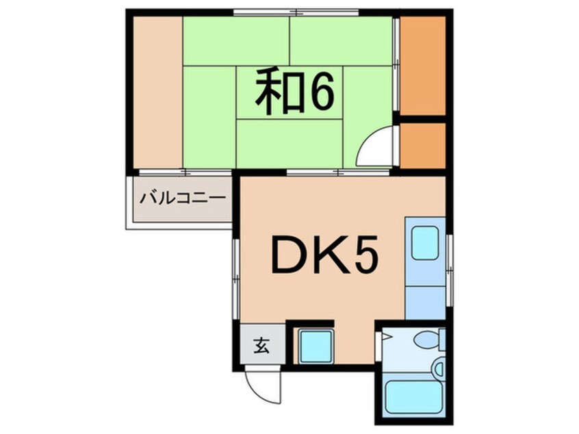 間取図 佐久間目白フラット