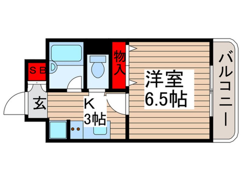 間取図 リバ－ジュ北千住