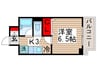 リバ－ジュ北千住 1Kの間取り