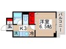 リバ－ジュ北千住 1Kの間取り